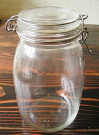 珈琲豆の保存瓶１　温度、湿度、空気、光の４つを遮断